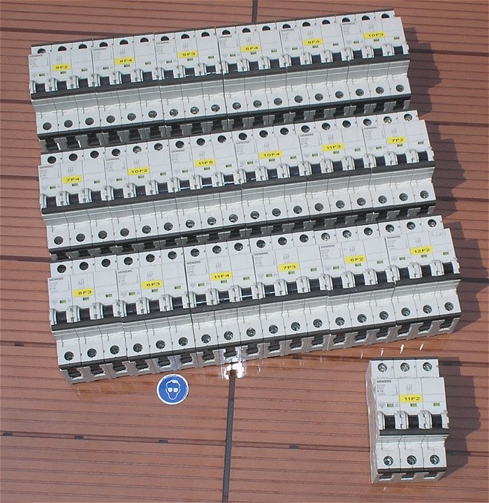 hq Leitungsschutzschalter LSS Automat Sicherung B16 A Ampere 3polig Siemens