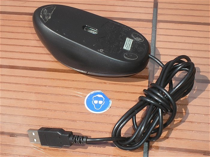 hq2 optische Maus Mouse USB schwarz für PC Computer HP Hewlett Packard