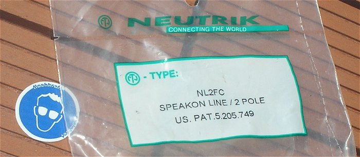hq1 4x Stecker Steckverbinder Speakon 2polig für PA Lautsprecher Neutrik NL2FC