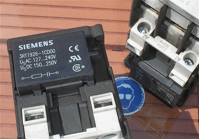 hq2 Schütz 230V Volt AC 3S Siemens 3RT1024-1AP00 3RT1926-1CD00 EAN 4011209291027