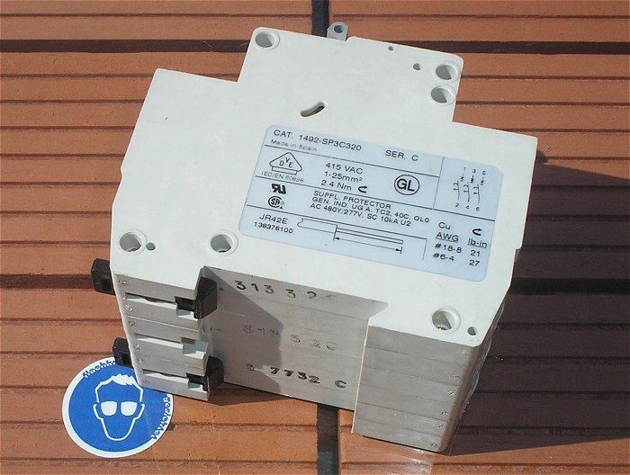hq2 Leitungsschutzschalter LSS Automat Sicherung C32 A Ampere 3polig AB 1492-SP
