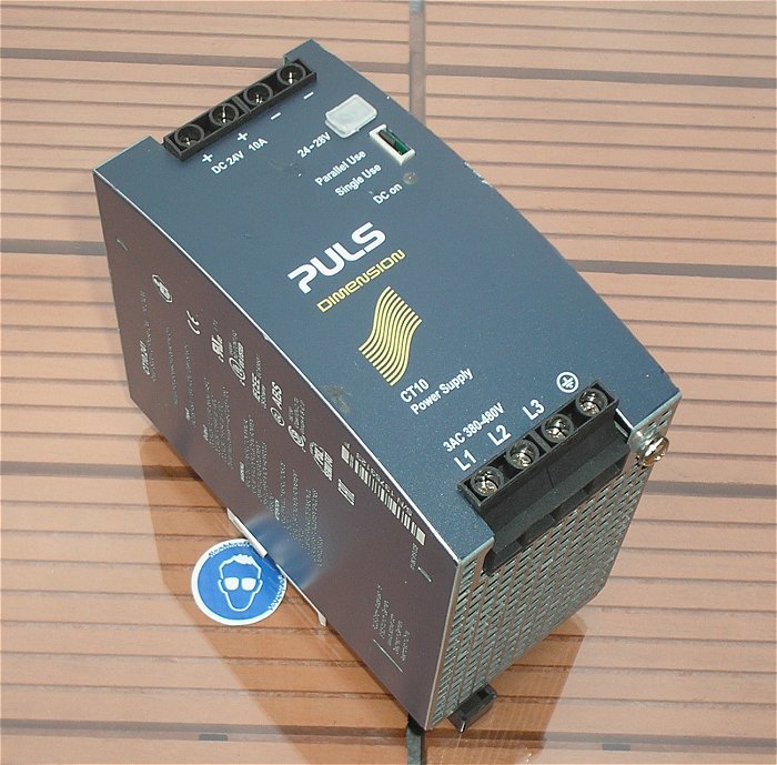 hq Netzteil Schaltnetzteil 400V Volt AC 3polig auf 24V DC 10A Ampere Puls CT10.241