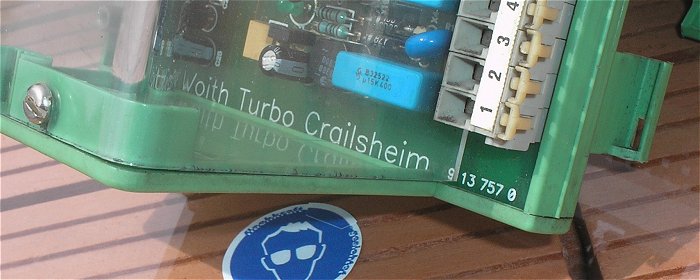 hq6 Modulgehäuse Modul Gehäuse Platineträger für Hutschiene Voith 9137570