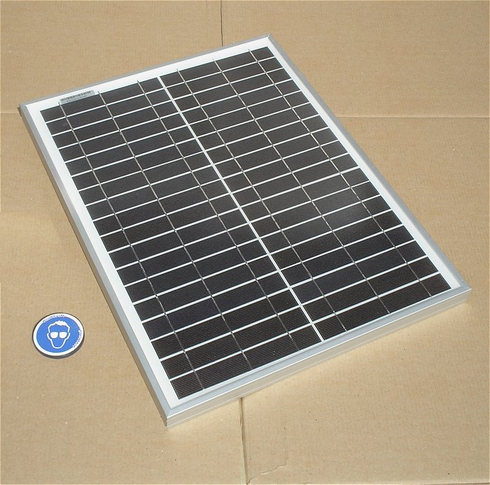 hq Solarpanel Solarmodul Solarzelle 20W 20 W Watt für 12V Volt DC 17,6V 1,14A max