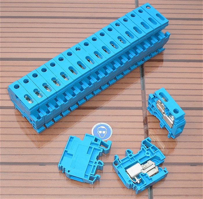 hq 20x Trennklemme Reihenklemmen 16mm² N blau ABB Entrelec M16 12 NT1 EAN 2050001941497