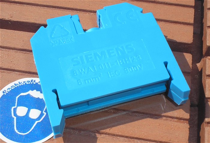 hq2 30x Klemme Reihenklemme 6mm² blau N Siemens 8WA1 011 8WA1011-1BH23