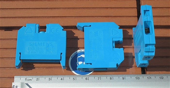 hq4 30x Klemme Reihenklemme 6mm² blau N Siemens 8WA1 011 8WA1011-1BH23