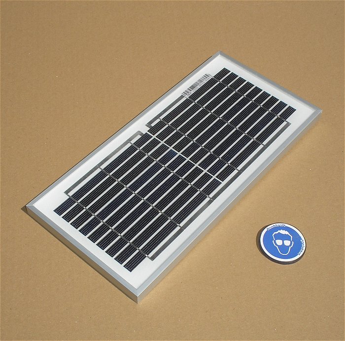 hq Solarpanel Solarmodul Solarzelle 5W 5 W Watt für 6V Volt DC 9,01V 0,56A max