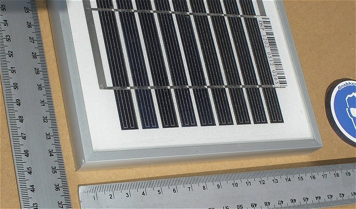 hq2 Solarpanel Solarmodul Solarzelle 5W 5 W Watt für 6V Volt DC 9,01V 0,56A max
