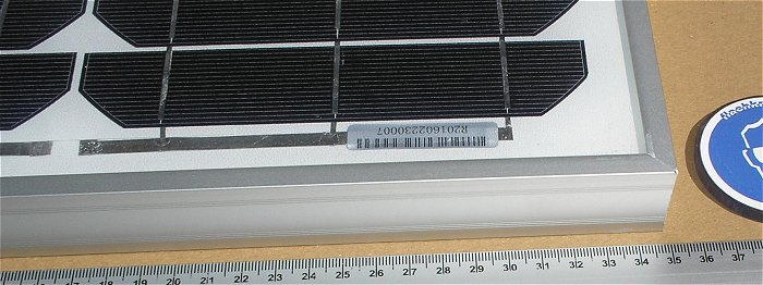 hq5 Solarpanel Solarmodul Solarzelle 30W 30 W Watt für 12V Volt DC 18V 1,67A max