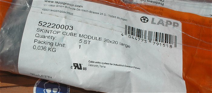 hq4 Cube Module + Fram Lapp Skintop 4044773791525 4044773791518 4044773791341