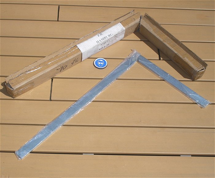 hq großer Winkel Bauwinkel 600 x 330mm 60 x 33cm Stahl verzinkt 77117  EAN 4016092771175