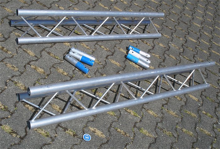 hq2 2x Traverse Truss Stücke Opti Trilite 200 ca 1,6m ca 1,4m =ca 3m (7AB) 