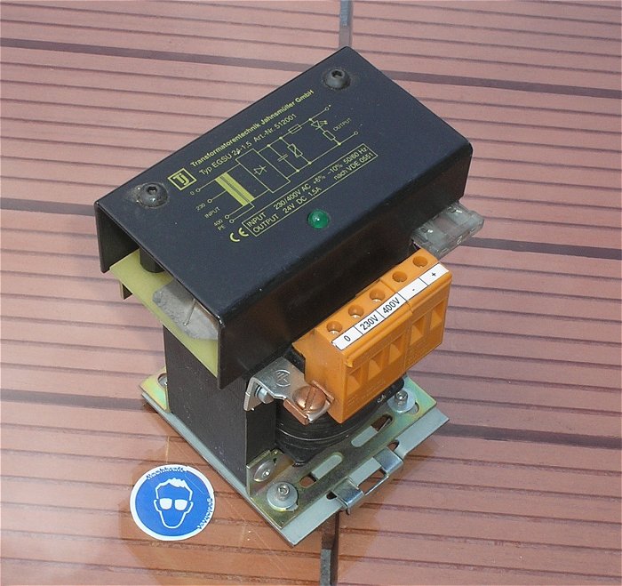 hq Transformator Netzteil 230 oder 400V AC auf 24V DC 1,5A Jahnsmüller EGSU 24-1,5