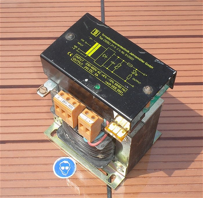 hq Transformator Netzteil 230 oder 400V AC auf 24V DC 5A Jahnsmüller EGSU 24-5