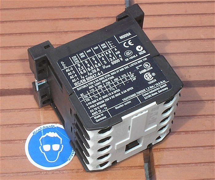 hq1 Schütz 24V Volt DC 3S1Ö Eaton Moeller DILEM DIL EM-01-G