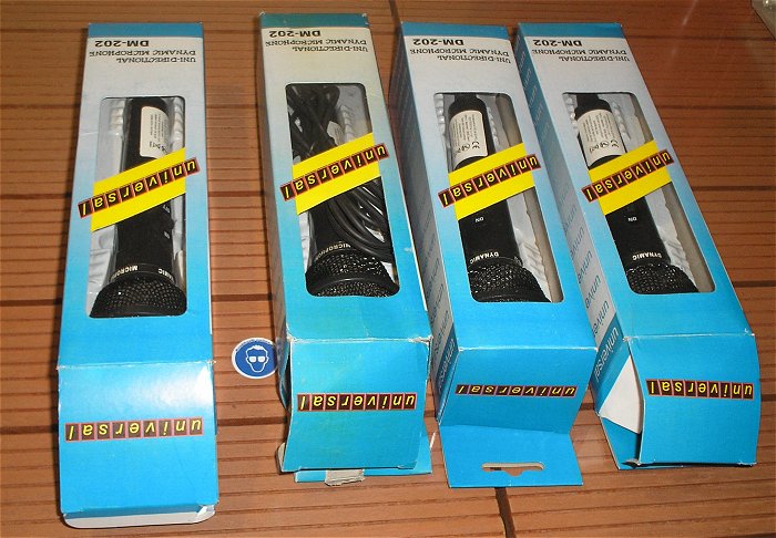 hq1 4x Hand Mikrofon Audio Kabel Mono Klinke 6,35mm DM-202 EAN 5901436731252