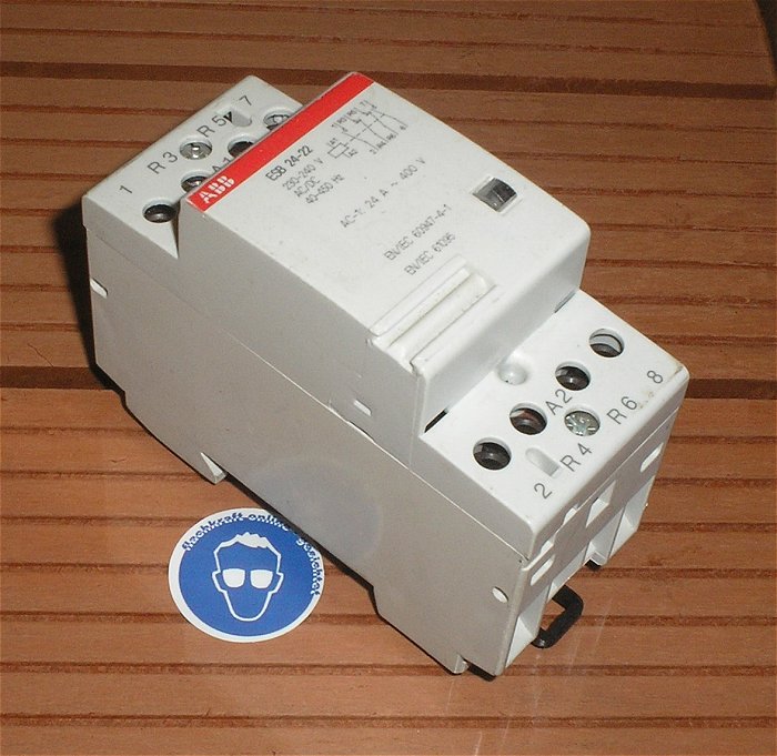 hq Schütz Installationsschütz 230V Volt AC DC 2S2Ö Schließer Öffner ABB ESB24-22