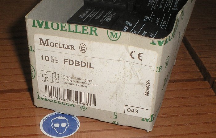 hq3 18x Dioden Löschglied für Schütz 250V DC max. Moeller FDBDIL EAN 4015080744641