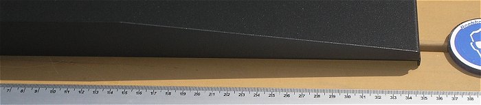 hq2 Rackablage Rackwanne Stahl schwarz 19“ Zoll 1HE 1U ca 35cm 350mm tief
