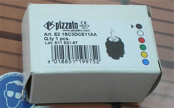 hq2 Schlüsselschalter-Antrieb mit 2 Ronis PY333 Pizzato E2 1SC3DCE11AA EAN 8018851199752