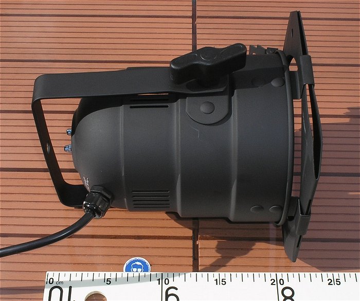hq3 2x PAR 38 Spot Scheinwerfer Gehäuse schwarz E-27 Sockel Steinigke EAN 4026397414295