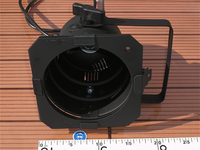 hq5 2x PAR 38 Spot Scheinwerfer Gehäuse schwarz E-27 Sockel Steinigke EAN 4026397414295