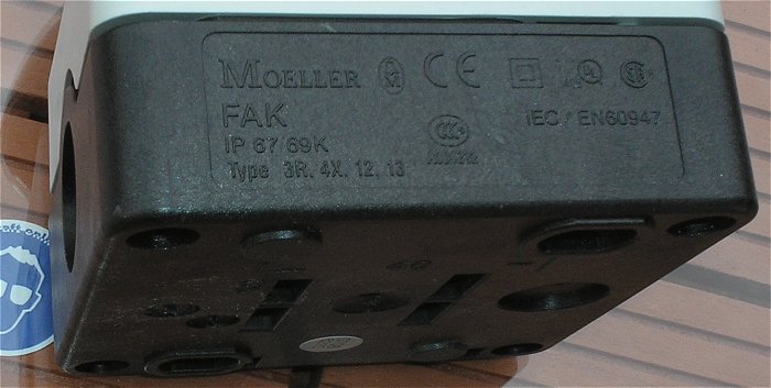 hq1 Fuß- Grobhand Taster Handtaster Buzzer 1S1Ö Moeller FAK-S KC11 I EAN 4015082297497
