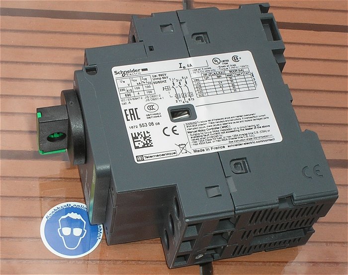 hq1 Schutzschalter Motorschutzschalter 4A Ampere Schneider Electric Tesys GV2L08