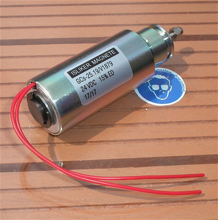 hq Magnet Hubmagnet Kleinhubmagnet 24VDC 15% ED Isliker Magnete GCs-25.19⁄ V1879