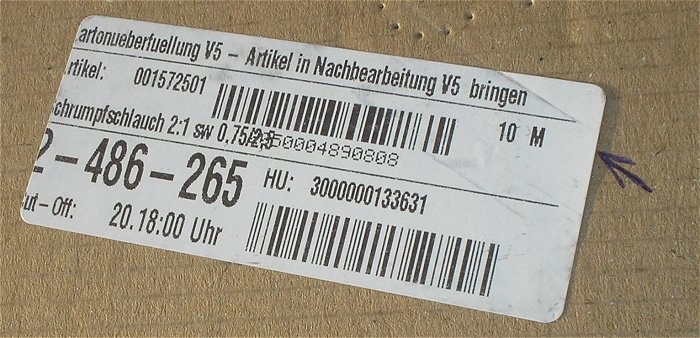 hq1 ca 40m Schrumpfschlauch (ca 10m 2:1 0,75⁄2,5 - 3:1 1⁄3 - 2:1 2⁄4,5 - 2:1 3⁄6,5)