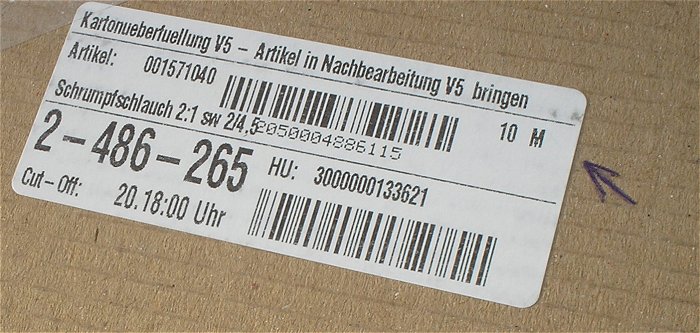 hq3 ca 40m Schrumpfschlauch (ca 10m 2:1 0,75⁄2,5 - 3:1 1⁄3 - 2:1 2⁄4,5 - 2:1 3⁄6,5)