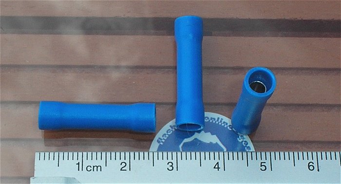 hq1 ca 100x Stoßverbinder 1,5 - 2,5mm² blau Tru Components 1571364 EAN 4016139268712