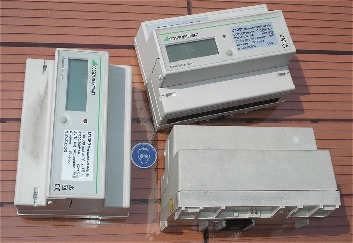 hq2 Energiezähler Messwandlerzähler 3x 230V⁄400V 5A Gossen Metrawatt U1389 G1Q1U6V2