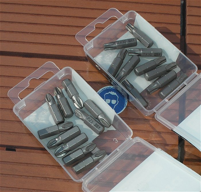 hq 10x Bits Kreuzschlitz PZ3 Wera 855 1 und 10x Torx TX30 867 1 EAN 4013288115843