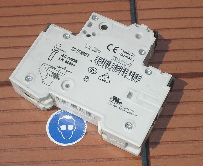 hq2 7x Leitungsschutzschalter LSS Automat Sicherung C2 A Ampere 1polig Siemens 5SY61