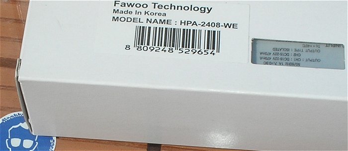 hq3 LED Treiber 230V Volt AC auf 2x 15-22V DC 470mA Fawoo HPA-2408-WE EAN 8809248529654