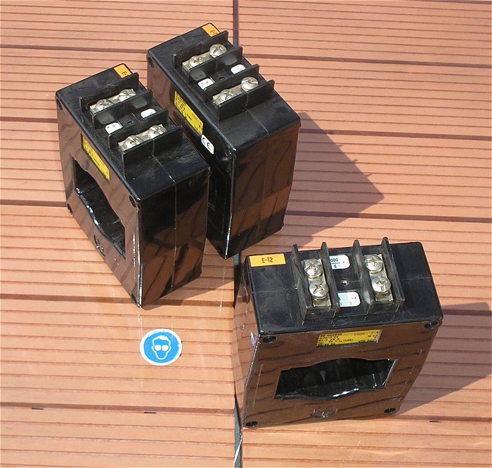 hq 3x Stromwandler Stromabnehmer induktiv 1000A zu 5A 15VA Kl.3 AC PH ASTW 12