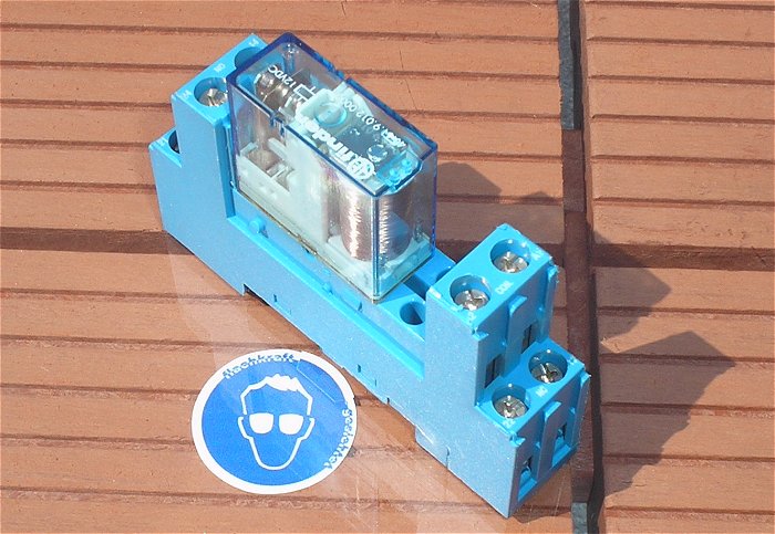 hq1 4x Relais Printrelais 12V Volt DC 1xUM Finder 40.61.9.012.0000 + Sockel 95.85.1