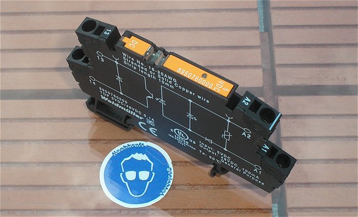 hq1 Optokoppler IN 5V OUT 48V DC 100mA Weidmüller TOP 5VDC 48VDC 0,1A EAN 4032248742134