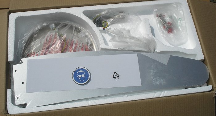 hq1 2x Ventilator Deckenventilator 132cm Westinghouse Bendan silber EAN 4895105607959