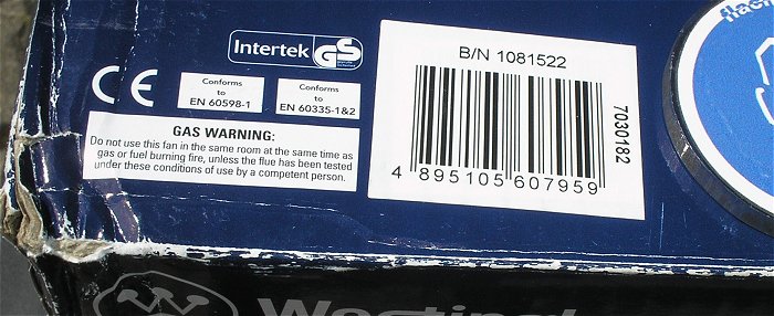 hq8 2x Ventilator Deckenventilator 132cm Westinghouse Bendan silber EAN 4895105607959