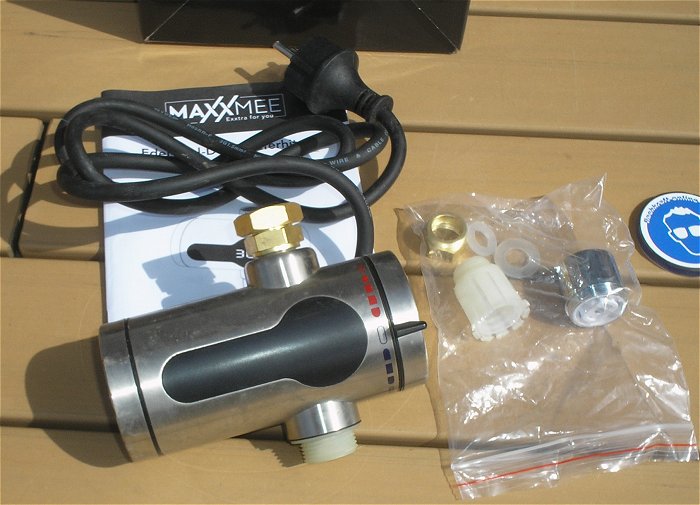 hq3 3x Durchlauferhitzer für Wasserhahn 230V Volt AC Maxxmee  EAN 4052926049003