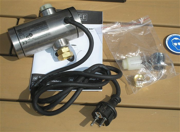 hq4 3x Durchlauferhitzer für Wasserhahn 230V Volt AC Maxxmee  EAN 4052926049003