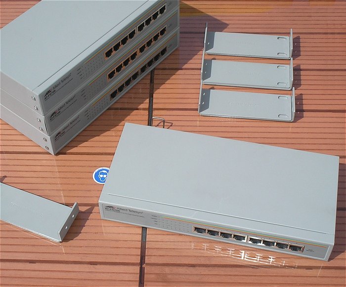 hq Fast Ethernet Switch RJ45 8 Port IP 10Base-T 100Base TX Allied Telesyn AT-FS708