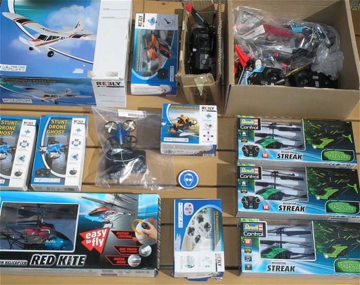 hq Paket Modellbau RC Helikopter Drohnen Drone RC Fernbedienungen Revell Reely