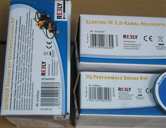 hq8 Paket Modellbau RC Helikopter Drohnen Drone RC Fernbedienungen Revell Reely