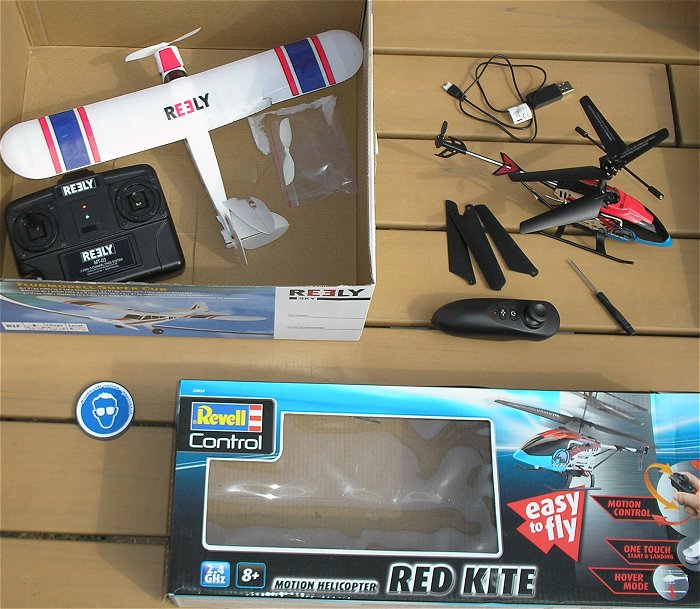 hq9 Paket Modellbau RC Helikopter Drohnen Drone RC Fernbedienungen Revell Reely