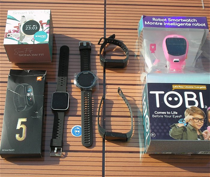 hq Fitnessuhren Smartwatch u.a. Garmin Denver Siona XW Fit Tobi Robot 050743655340 