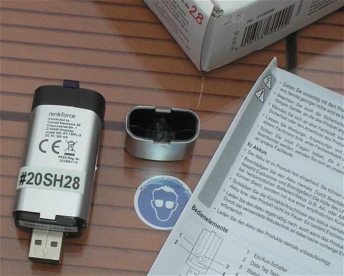 hq4 4 Stück USB GPS-Datenlogger Aufzeichnung Renkforce GT-730FL-S 373689  EAN 4016138704402